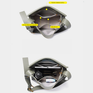 Bolsa Tiracolo Couro Legítimo Juliana - Zimmy - Bolsas