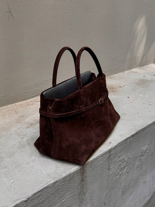 Bolsa Tote Grande Camurça Angelina - Zimmy - Bolsas